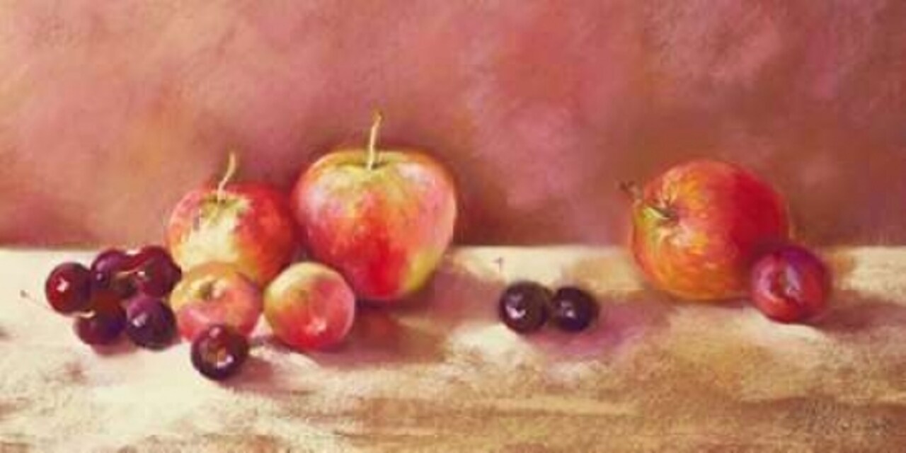 Cherries and Apples Poster Print by Nel Whatmore - Item # VARPDX2NW3382